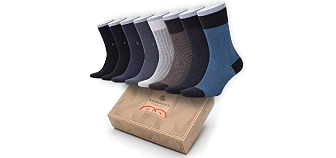 Bambooven Men's Business Socks - Best Socks for Work