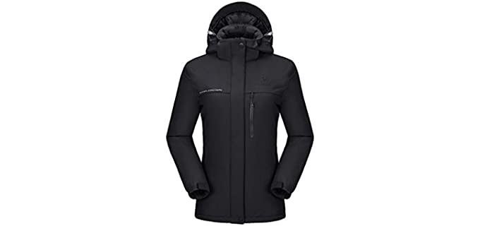 Camel Crown Women's Mountain Snow - Ski Winter Coat