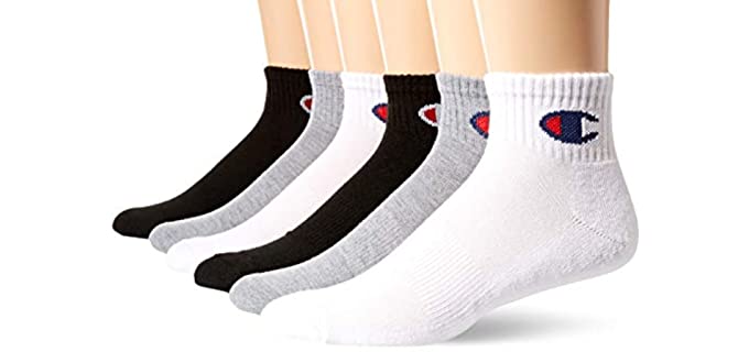 Champion Men's Double Dry - Socks for Sweaty Feet