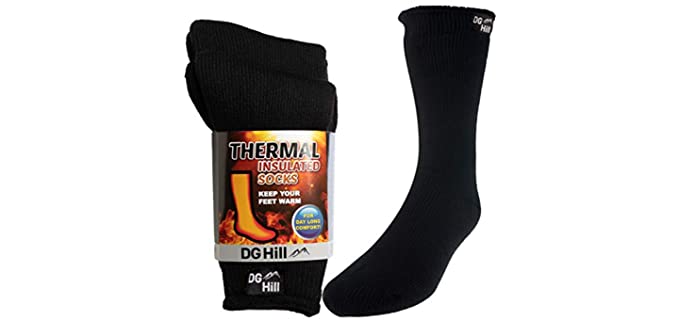 DG Hill Men's heat Trapping - Winter Socks