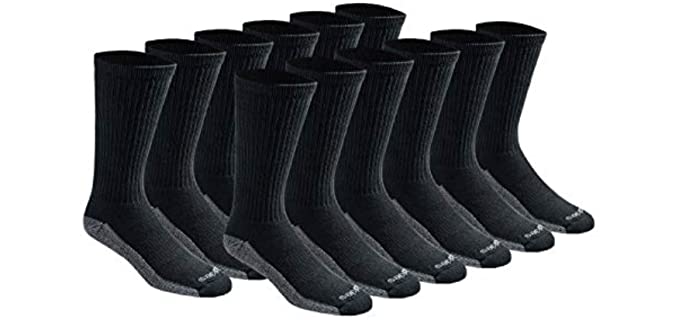 Dickies Men's Dri Tech - Moisture Control Crew Socks Multipack
