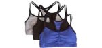 Fruit of the Loom Women's Spaghetti - DD Cup Size Sports Bra