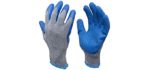 G&F Unisex Latex Work Gloves - 120 Pairs of Latex Work Gloves
