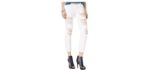 guess Women's Crop - Distressed Good Fitting Jeans