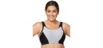 Glamorise Women's Full Figure - Sports Bra for Large Breasts