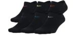 Nike Women's Nike No-Show Socks - Best Women's Moisture Wicking Socks