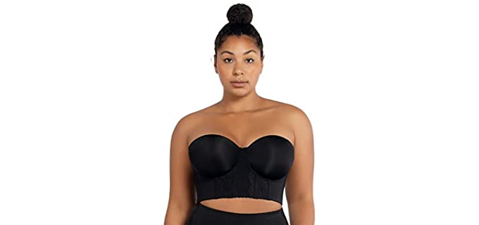 PARFAIT Women's Full Figure Strapless Bustier - Best Strapless Bustier