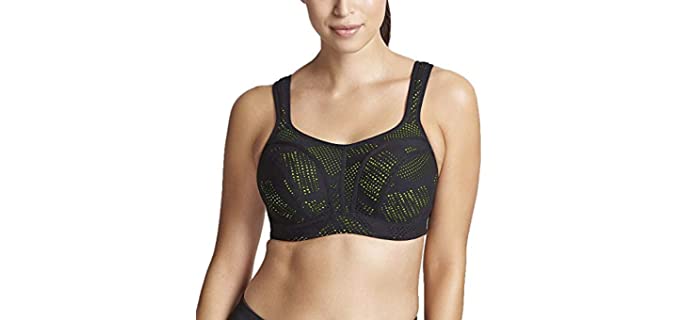 Panache Women's Underwired Sports Bra for Large Breasts - Best Sports Bra for Large Breasts High Impact