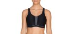 PrimaDonna Women's Underwired High Impact Sports Bra - High Impact High Impact Sports Bra for Large Bust