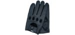 Riparo Men's Genuine Leather Driving Gloves - Car Driving Gloves