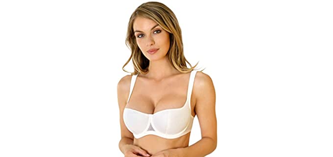 Rosme Women's balconette - Padded Strap Extreme Push Up Bra