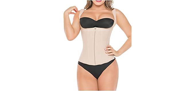 Fajas Salome Women's Waist Trainer Vest - Best Waist Trainer Vest for Weight Loss