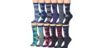 Tipi Toe Women's 12 Pairs - Dress Socks
