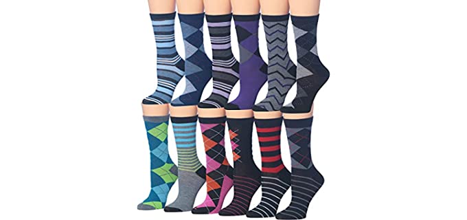Tipi Toe Women's 12 Pairs - Dress Socks