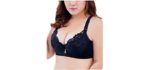 ToVii Women's Flral - Cheap Push Up Bra