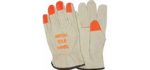 Toledano Industries Unisex Leather Work Gloves - Best Leather Work Gloves