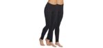 Felina Women's Velvety - Soft Black Legging