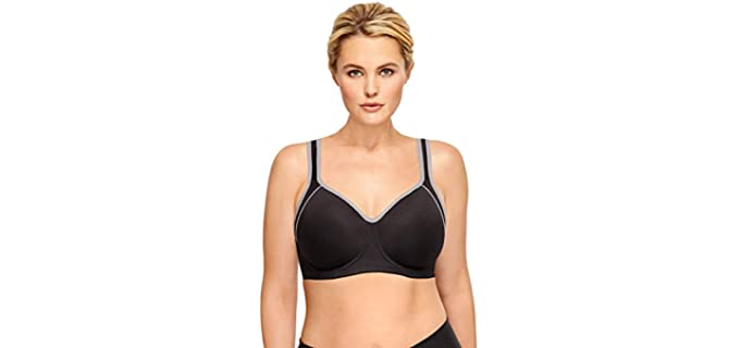 Wacoal Women's Sports Bra Large Bust - Best Unlined Bra