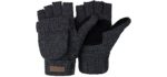 Vigrace Store Unisex Convertible - Fingerless Winter Glove