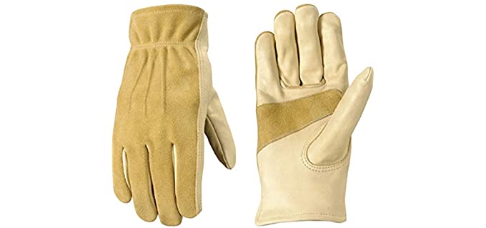 Wells Lamont Women's Garden and Work - Leather Work Gloves