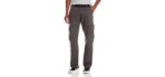 Wrangler Men's Authentics - Relaxed Fit Straight Leg Cargo Pants