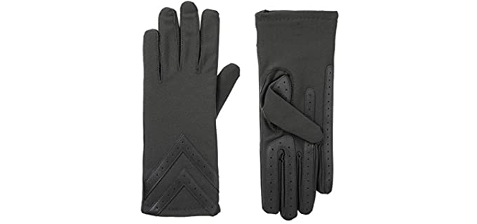 Isotoner Women's Spandex - Touchscreen Compatible Driving Gloves