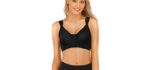 Brabic Women's Post-Surgical - Bra for a After Shoulder Surgery
