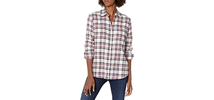 Dickies Women's Flannel - Shirt to Wear with Jeans