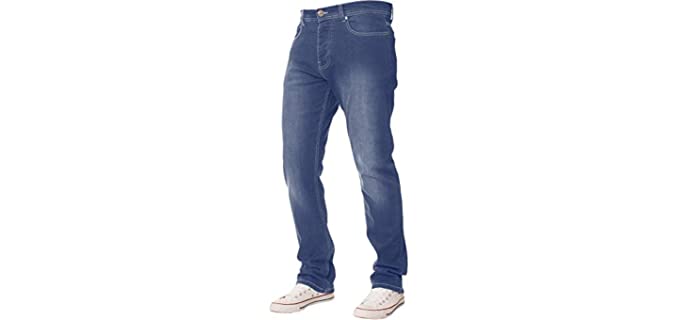 Enzo Men's Stretch - Beer Belly Jeans