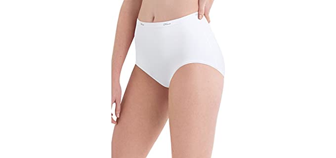 Hanes Women's Cotton - Brief Underwear for Leggings