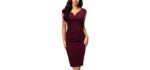 Miusol Women's Vintage - Pencil Dress for Dinner Dates