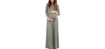Mother Bee Women's Maternity - Pregnancy Maxi Dress