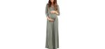 Mother Bee Women's Maternity - Pregnancy Maxi Dress