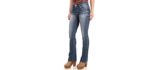 WallFlower Women's Juniors - Bootleg Jeans for Curvy Petites