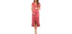 Mother Bee Women's Faux Wrap - Dress for Pregnancy