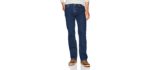 Wrangler Men's Comfort Flex - Regular Fit Beer Belly Jeans