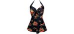 cocoship Women's Sailor - Swimsuit for Curvy Women