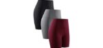 Cadmus Women's High Waist - Yoga Shorts for Apple Shaped Bodies