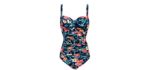 Ekouaer Women's One Peice - Curvy Women Swimsuit