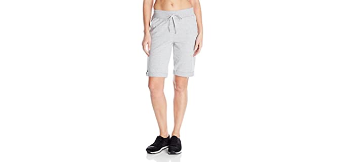 Hanes Women's French Terry - Short for Skinny Legs