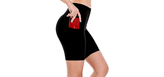 Emprella Women's Yoga - Curvy Lady Gym Shorts