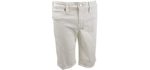 Lucky Brand Women's Bermuda - Mid- Rise Muffin Top Shorts