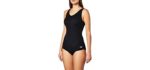 Speedo Women's Pebble - Chlorine Resistant Plus Sized Swimwear