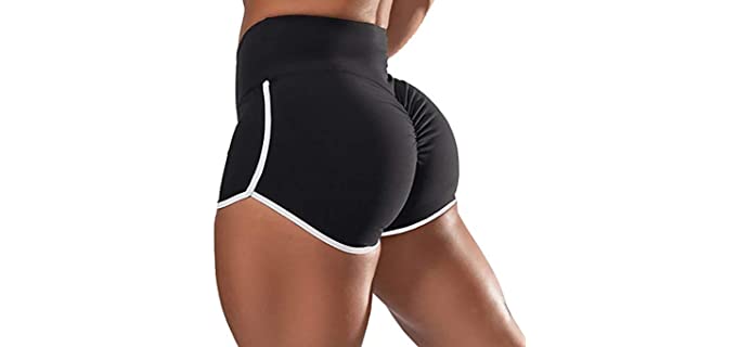 Aurgelmir Women's Workout - Shaping Shorts for a Flat Bum