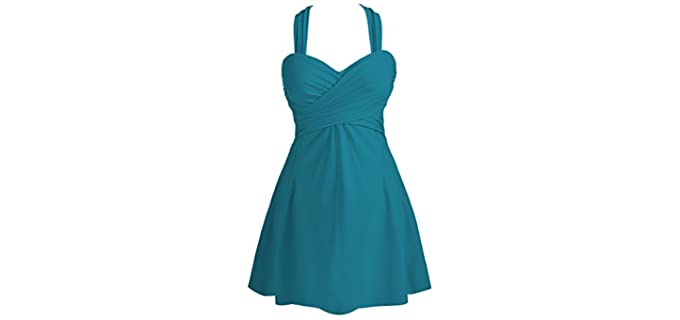 Cocopear Women's Elegant - Over 40 Swimsuit Dress