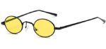 Feisedy Unisex Vintage - Small Round Retro Sunglasses