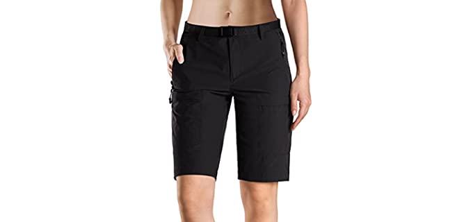 Free Soldier Women's Tactical - UPF 50+ Shorts for Concealed Carry