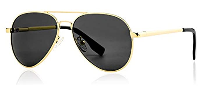 Gleyemor Women's Polarized - Small Aviator Sunglasses