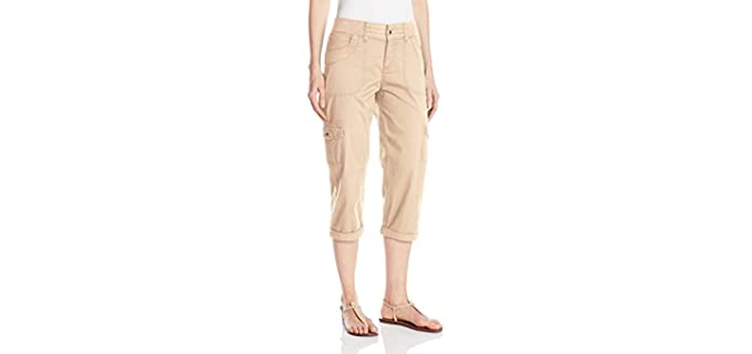 Lee Women's Relaxed Fit - Capri Shorts for Fat Knees