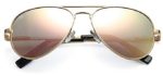 Pro Acme Women's Unisex - Small Mirrored Aviator Sunglasses